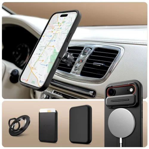 Etui Tech-Protect Kevlar Aura MagSafe na iPhone Air - czarne na Arena.pl