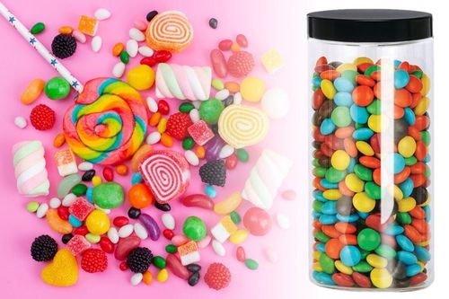 12x Słoik Plastikowy PET Pojemniki 1,5l Makaron Żywność Pojemnik 1500ml na Arena.pl