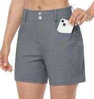 Spodenki trekkingowe damskie krótkie szorty sportowe szare wodoodporne 30