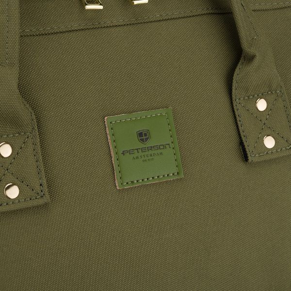 plecak materiałowy ptn alfa-0343 green zdjęcie 14