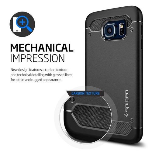 Etui Spigen Rugged Armor Galaxy S6 Black na Arena.pl