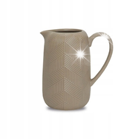 Ceramiczny dzbanek na wodę mleko soki 1.0L Geometry Beige MR-20004-55