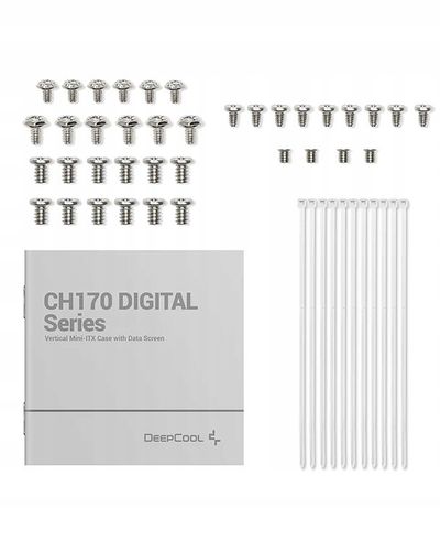 Obudowa do komputera DeepCool CH170 mini ITX Digital Biała na Arena.pl