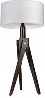 LAMPKA Biurkowa TRÓJNÓG, DREWNO, różne RODZAJE
