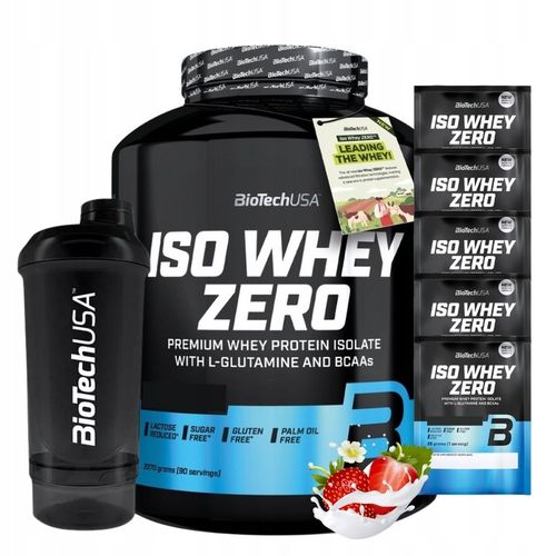 BIOTECH ISO WHEY ZERO 2270 g BIAŁKO + GRATIS 5x ISO WHEY ZERO 25g + SHAKER na Arena.pl