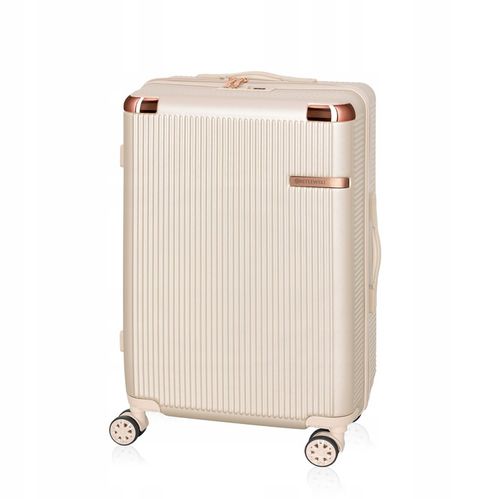 BETLEWSKI Walizka Podróżna duża pojemna na wakacje na kółeczkach stylowa na Arena.pl