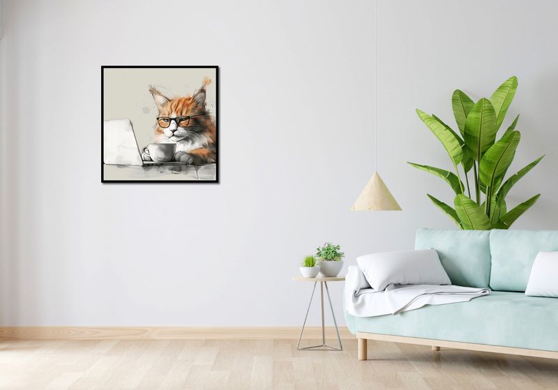 Plakat 70x70cm Nie przed Kawusią zdjęcie 4