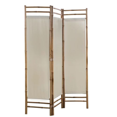 3-panelowy, składany parawan bambus i płótno, 120 cm na Arena.pl