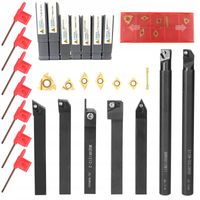 ZESTAW NOŻY TOKARKISCH SKŁADANYCH NÓŻ TOKARSKI SKŁADANY 12 x 12 mm 7 szt.