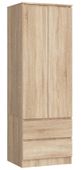 SZAFA STAR S 60 cm 2 DRZWI 2 SZUFLADY SONOMA