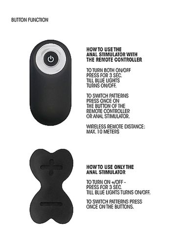 no. 78 - rechargeable anal stimulator - black na Arena.pl