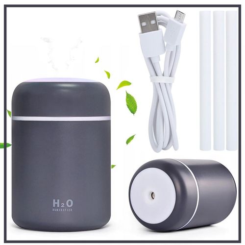 Nawilżacz Powietrza Do Biura Do Auta Aromaterapia 3w1 300ml RÓŻOWY na Arena.pl