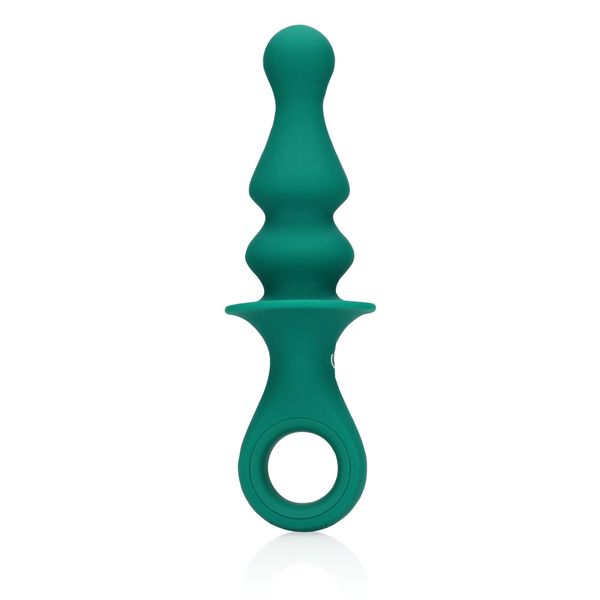 Pawn Shaped Anal Vibrator - Peacock Plume zdjęcie 1