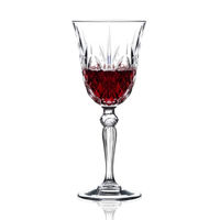 KIELISZKI KRYSZTAŁOWE DO WINA CZERWONEGO RCR MELODIA 270 ML x 6 SZT