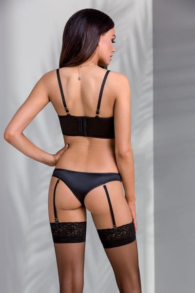 Bielizna-Lara Set Black S/M - Casmir zdjęcie 2