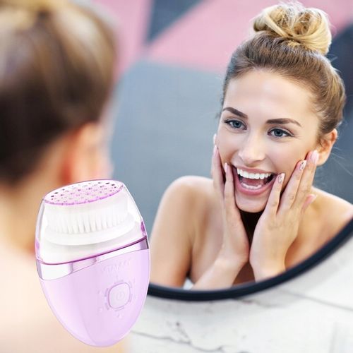 SZCZOTECZKA SONICZNA DO TWARZY 6TRYBÓW 3KOŃCÓWKI USB MASAŻ VITAMMY KLENEO na Arena.pl