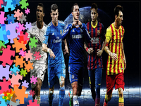 Puzzle tradycyjne - Ronaldo Messi Neymar