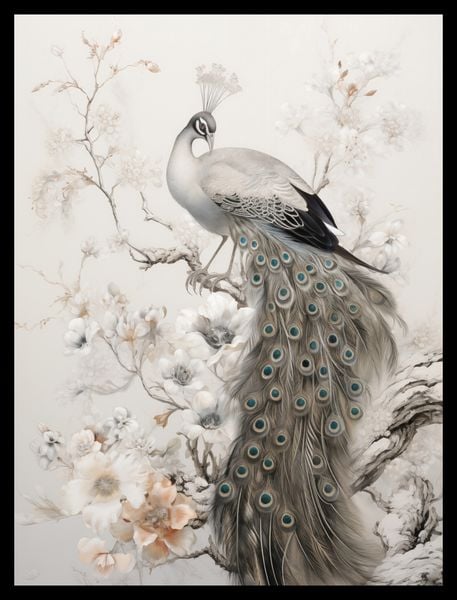 Plakat 30x40cm Pawia Gracja zdjęcie 2