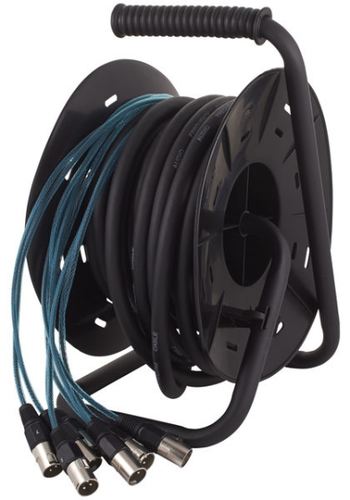 Kabel wieloparowy multicore mikrofonowy 8x XLR 15m bęben the sssnake MCT 8 na Arena.pl