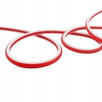 Neon Frez 6mm Czerwony Osłona Osłonka do Napisów Neon LED Silikon 9x8mm