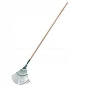 GRABIE DO LIŚCI TRAWY Z DRUTU Z TRZONKIEM 43 cm