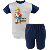 Krótka Piżama dziecięca Bob Budowniczy