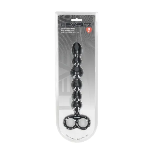 levelz sonda anatomiczna silikonowa beaded double loop czarna na Arena.pl