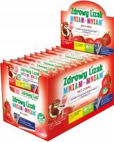 ZDROWY LIZAK MNIAM-MNIAM BEZ CUKRU TRUSKAWKA 40SZT