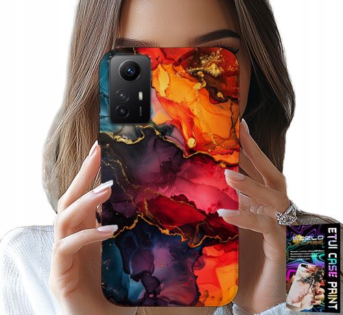 ETUI DO XIAOMI NOTE 12S 4G - KAMIENNE WZORY, OBUDOWA CASE + SZKŁO na Arena.pl