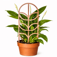 Podpora do roślin „Art Deco” – dekoracyjna kratka do doniczki