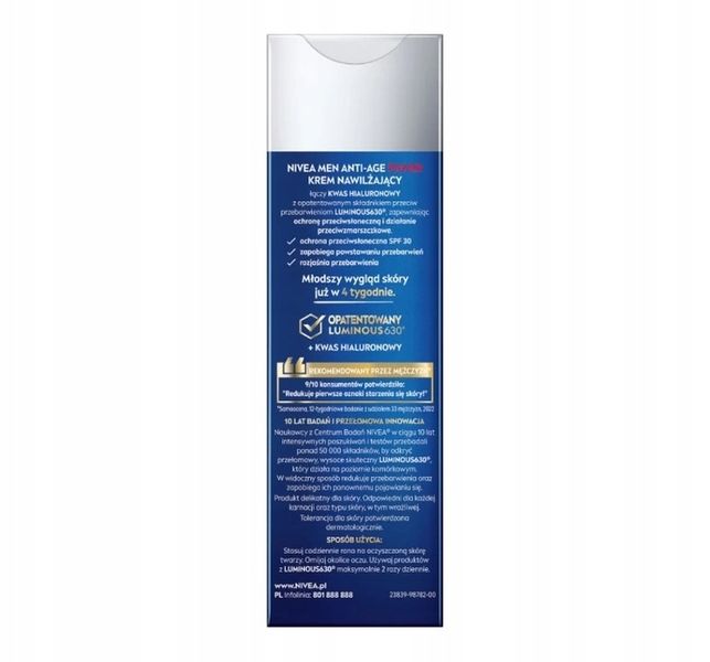 NIVEA MEN ANTI-AGE POWER KREM DO TWARZY zdjęcie 7