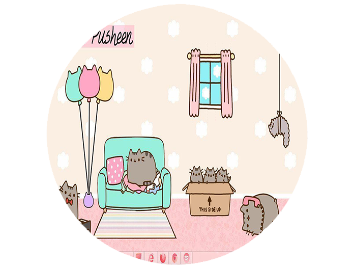 Opłatek na tort Pusheen zdjęcie 1