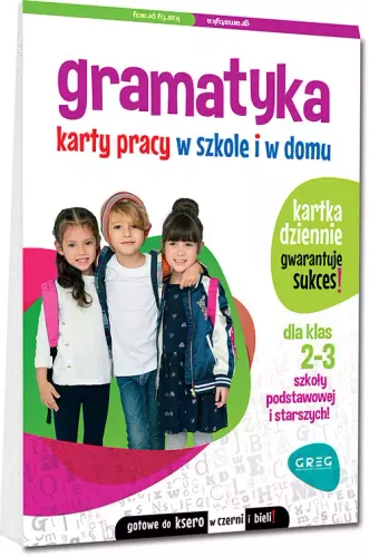 Gramatyka. Karty Pracy W Szkole I W Domu - Klasy 2-3 na Arena.pl