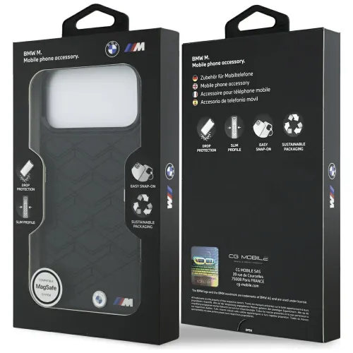 etui bmw m shape logo magsafe na iphone 17 pro max - czarne na Arena.pl