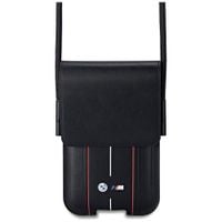 torebka bmw phone pouch red stripes      czarny