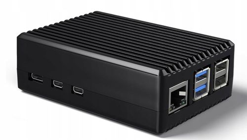 Obudowa do Raspberry Pi 5 czarna pasywne chłodzenie na Arena.pl