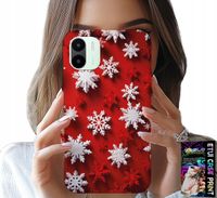 ETUI DO XIAOMI REDMI A1 - PŁATKI ŚNIEGU, ŚNIEG, GWIAZDKI, ŚWIĘTA
