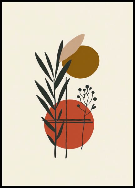 Plakat 64x90cm Kontrast w Botanice zdjęcie 2