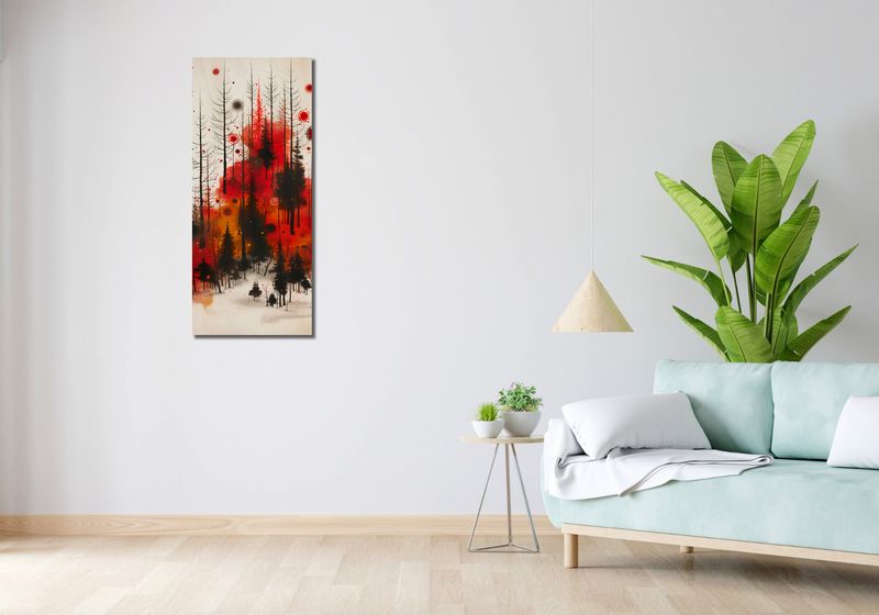 Obraz 40x100cm Światło w Mroku zdjęcie 2