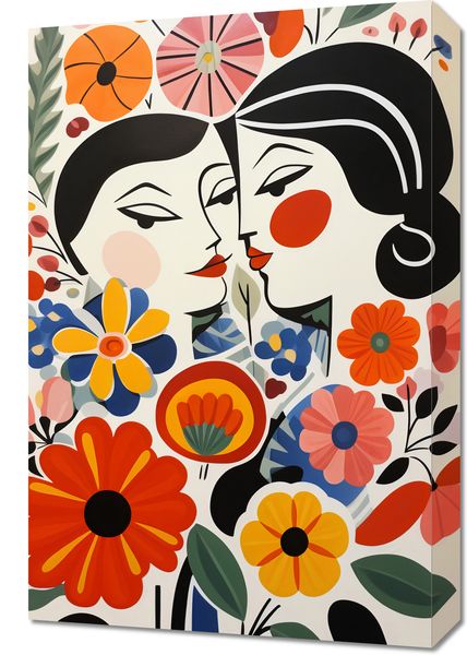 Obraz 40x60cm Kwiatowy Romans zdjęcie 1