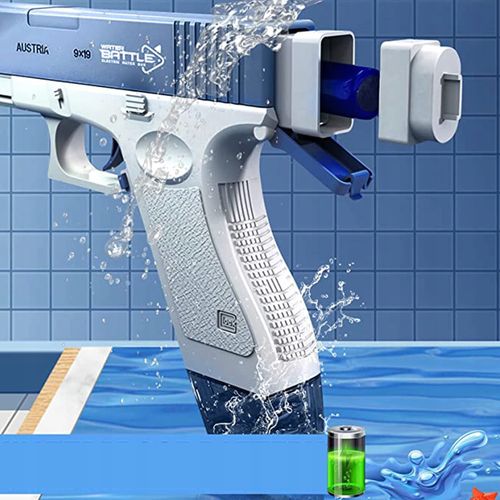 ELEKTRYCZNY AUTOMATYCZNY PISTOLET NA WODĘ DWA MAGAZYNKI GLOCK KARABIN na Arena.pl