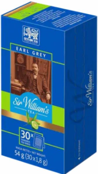 SIR WILLIAMS 30tb x 1,8g Earl Grey zdjęcie 1