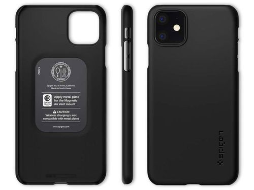 Etui Spigen Thin Fit do Apple iPhone 11 black na Arena.pl