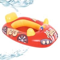 Łódka Dmuchana dla Dzieci Ponton Wyścigówka Sunclub 80x53 cm Materac Auto