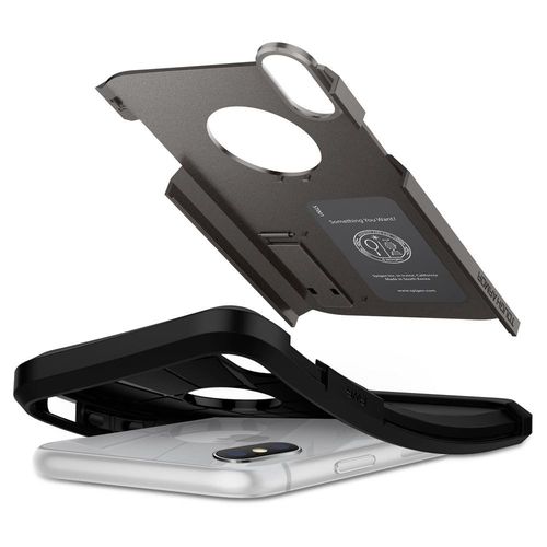 Spigen Tough Armor do iPhone XR gunmetal na Arena.pl