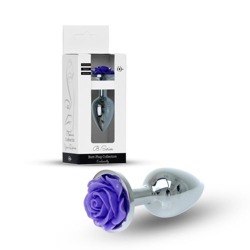 Plug-Jewellery Silver Plug Rose- Purple na Arena.pl