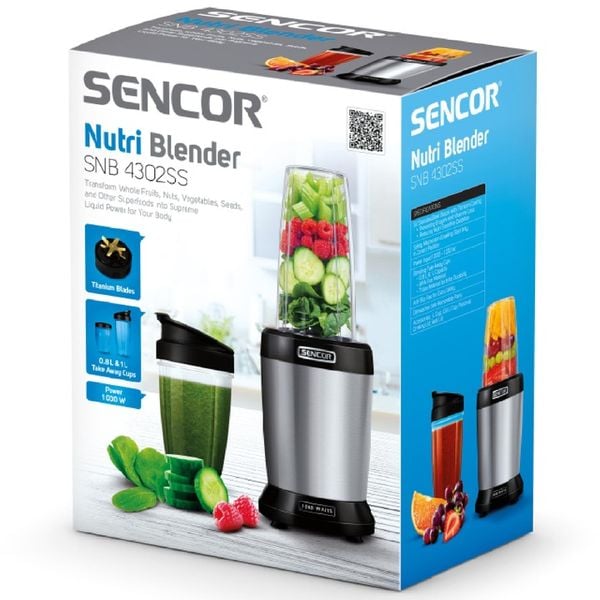 Nutri Blender Tritan Sencor SNB4302SS 6 NOŻY 1000W zdjęcie 9