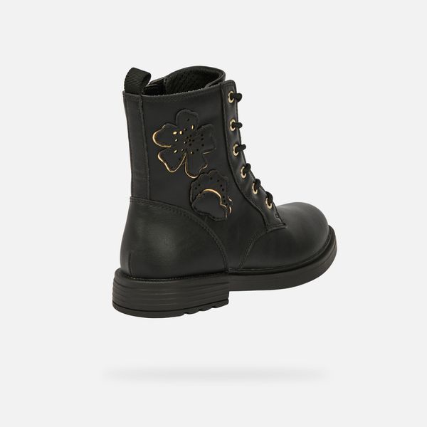 Dziewczęce botki Geox Black Geox Eclair Girl zdjęcie 4