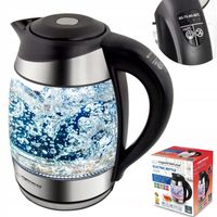 CZAJNIK ELEKTRYCZNY BEZPRZEWODOWY STAL DUŻY MOCNY 1,7L 2200W