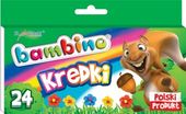 KREDKI ŚWIECOWE 24 KOLORÓW BAMBINO 5903235000218